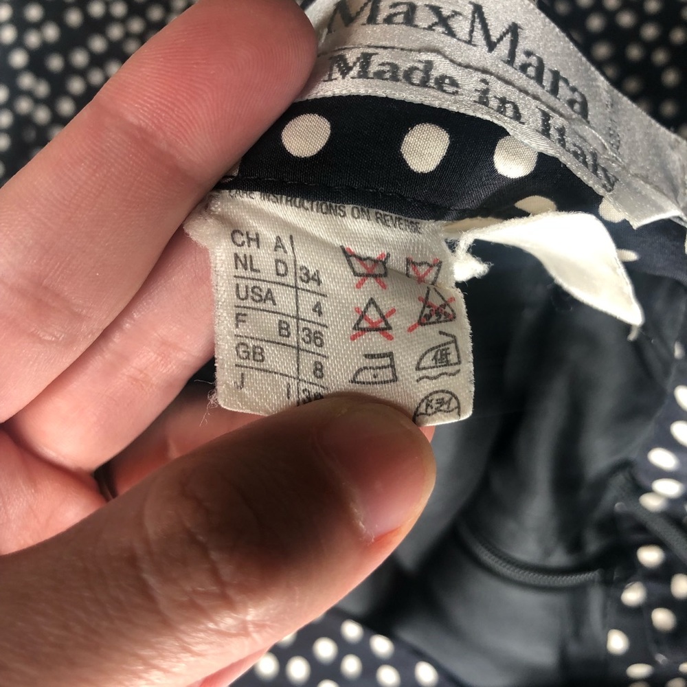 Max Mara Polka Dot Midi Skirt - Picture 5 of 5